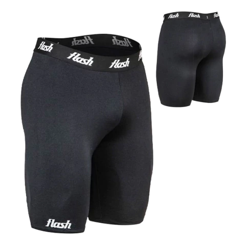 Calza Bermuda Spandex Flash Hombre Rugby Futbol Fitness