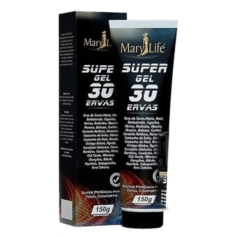 Super Gel 30 Ervas 150g Mary Life
