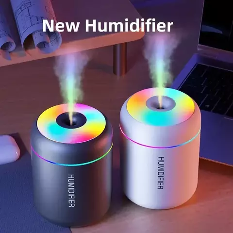 Mini umidificador de ar usb 180ml, difusor de aroma elétrico, purificador de ó
