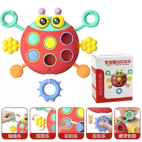 Aprendizagem educacional montessori brinquedo ocupado cubo mão-on habilidade tr