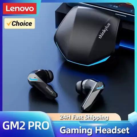 Escolha lenovo gm2 pro 5.3 fone de ouvido bluetooth sem fio fones baixa latênci