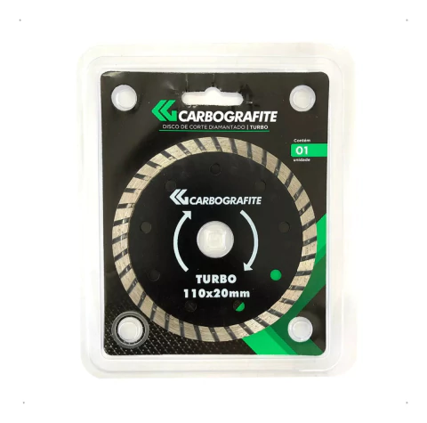 Disco De Corte Diamantado Turbo 110mm -Carbografite