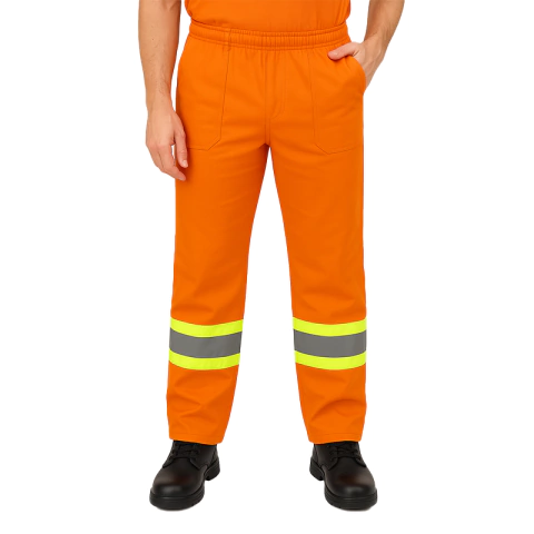 Calça Laranja Refletivo - AJF Uniformes