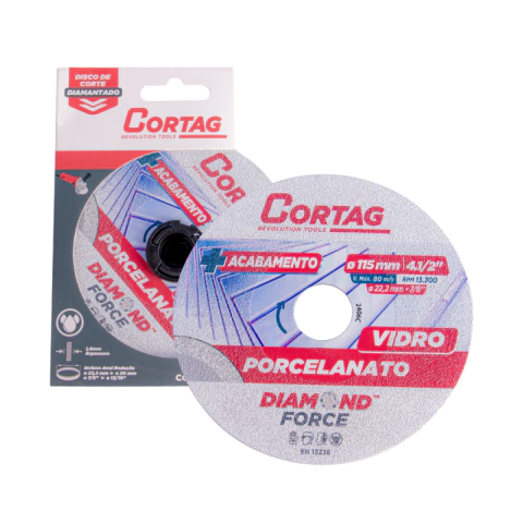 Disco Diamantado Porcelanato/Vidro - Cortag