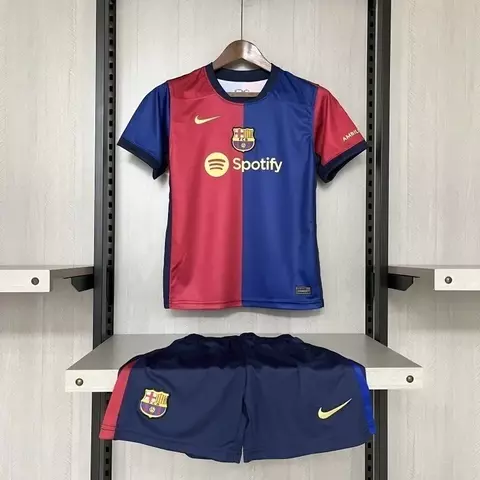 Kit Infantil Barcelona I 2024/25 Conjunto Unissex - comprar online