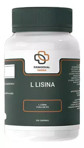L-Lisina Pura em Pó 500g | Aminoácido Essencial | Suporte Imunológico