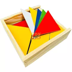 Tangram com 70 Peças em Madeira com Caixa - comprar online