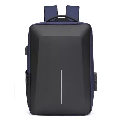 Mochila com carapaça dura casual masculina, anti-roubo, alta capacidade, viagem