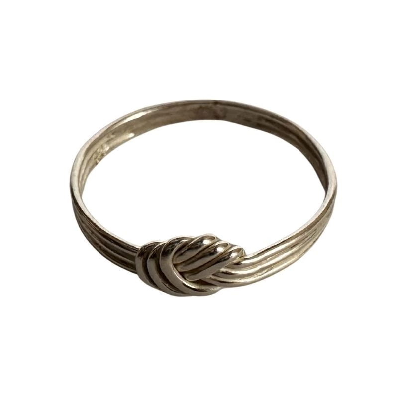 Anillo nudo delgado #7