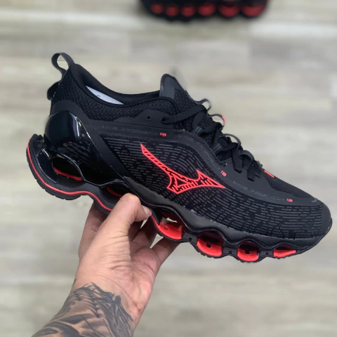 Mizuno prophecy 13 -preto/vermelho - comprar online