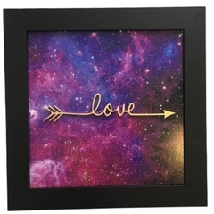Quadro Love Universo - Violeta - loja online