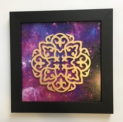 Quadro Mandala Universo - Violeta - comprar online