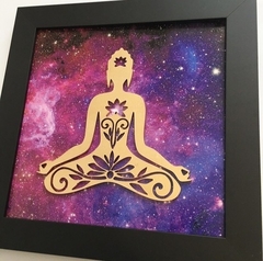 Quadro Meditação Universo - Violeta - comprar online
