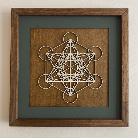 Quadro Cubo de Metatron