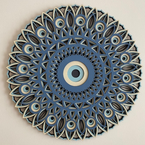 Mandala Olho Grego 3D