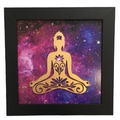 Quadro Meditação Universo - Violeta