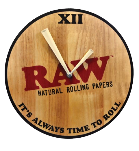Relógio de Parede RAW em Madeira
