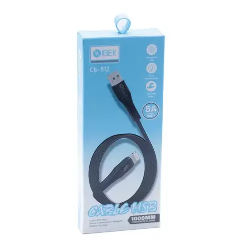 CABLE USB A IPHONE IBEK 5A - comprar online