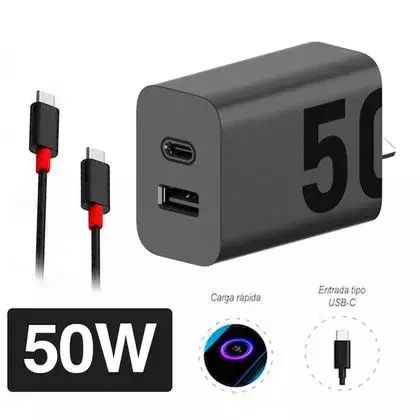 CARGADOR SIMIL MOTOROLA 50 WATTS TIPO C / X50 - comprar online