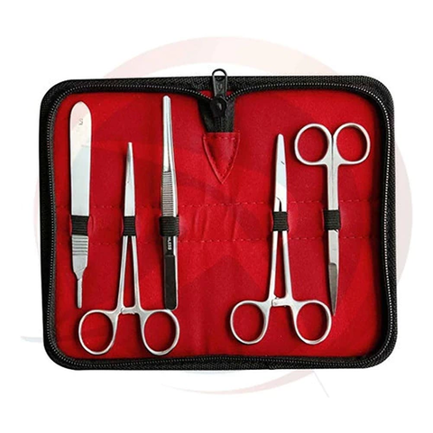 Kit de Treino de Sutura c/ Almofada 3 Camadas + Instrumentos e Fios