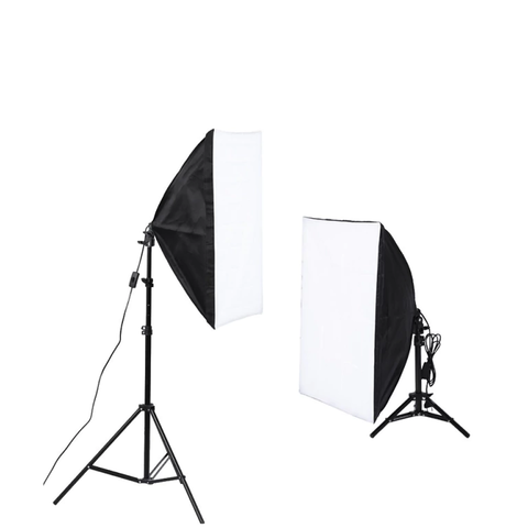 Kit Softbox 50×70 com Soquete para 4 Lâmpadas E27 e Tripé 2,1 m