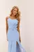 VESTIDO KENIA COM BARBATANAS E BROCHE FLOR - loja online
