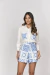 SHORT ESTAMPADO COM AZULEJOS ESTAMPADO 36