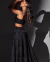 VESTIDO PRETO C/ RECORTES CUT OUT BARI - comprar online