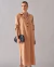 VESTIDO CHAMISE LINHO BEGE - vfstoremultimarcas