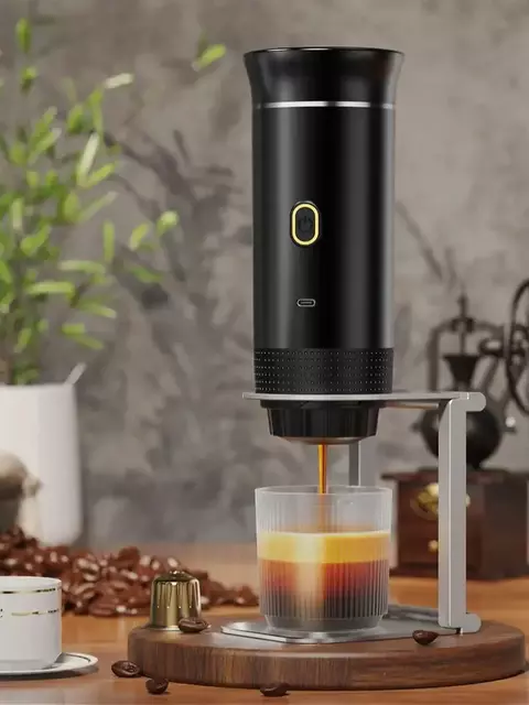 Cafetera Espresso portátil eléctrica inalámbrica para coche y hogar, cafetera - comprar en línea