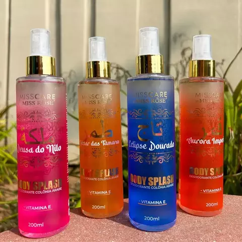 Body Splash Àrabe Desodorante Colônia 200ml - Miss Rôse - comprar online