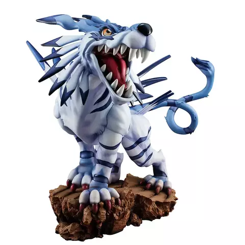 Megahouse Precious Gem Series Digimon Adventure Garurumon Battle