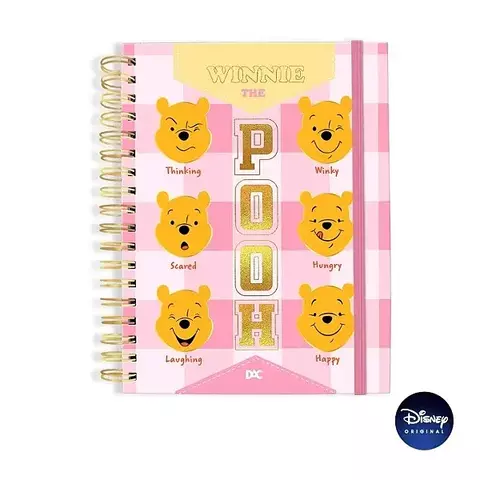 CADERNO SMAR FOLHAS REPOSISIONÁVEIS POOH - DAC