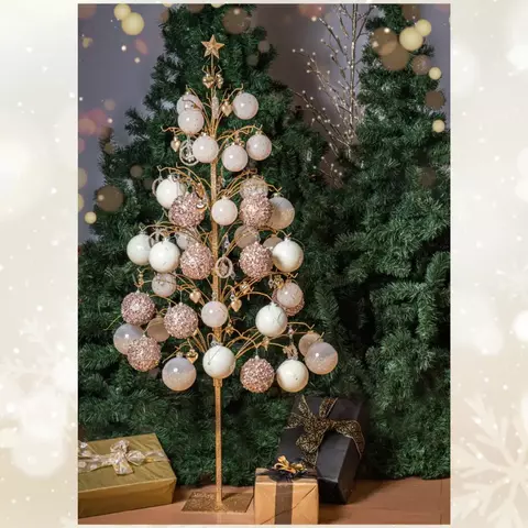 ARBOL DECO CHAMPAGNE 1M