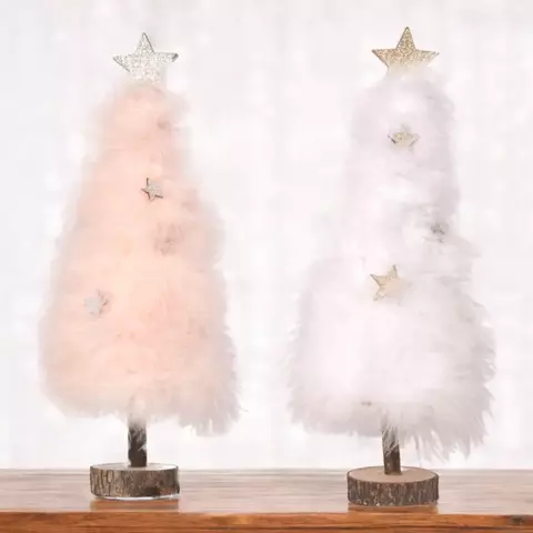 ARBOL PLUMAS MARABU 33 CM