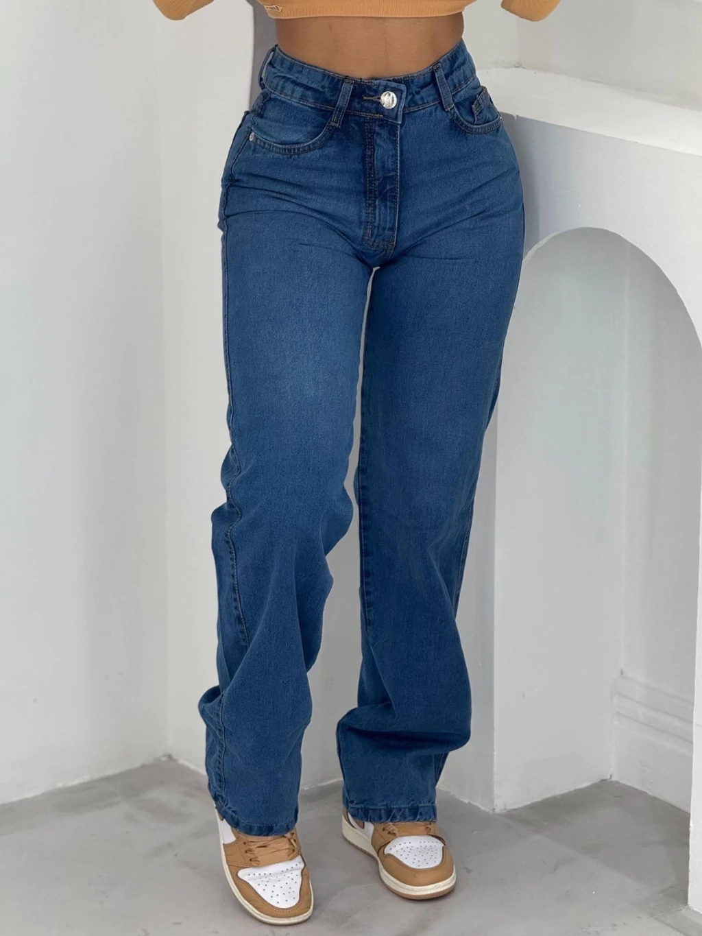 Calça Jeans Cargo