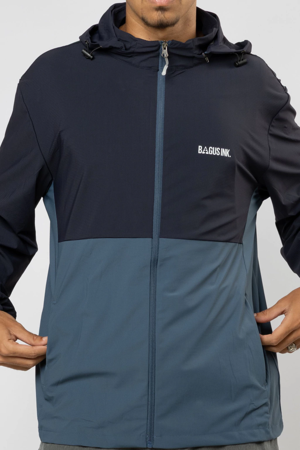 Windbreaker Soft Masculino Bagus Ink (Azul)