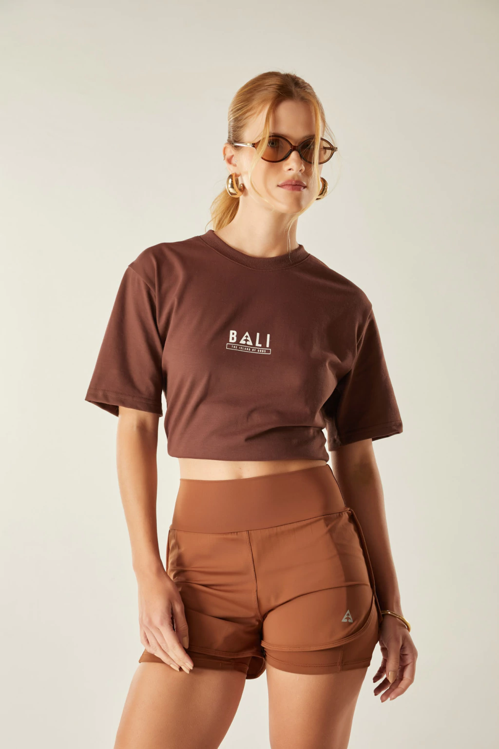 Shorts Active Sports (Marrom)