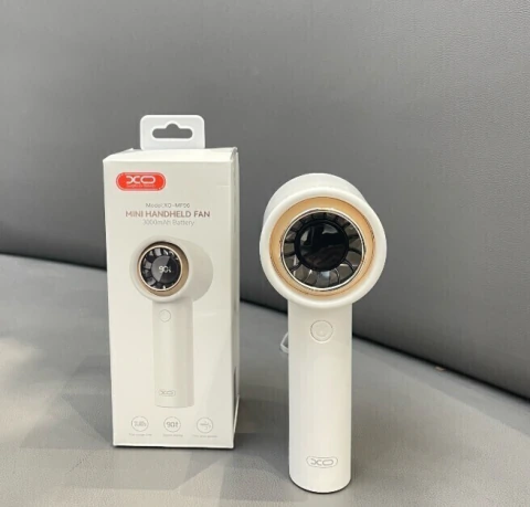 VENTILADOR PORTATIL DE MANO XO-MF96 BLANCO DISPLAY
