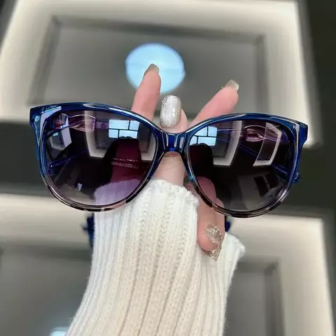 Retro olho de gato óculos de sol das mulheres dos homens moda vintage óculos d