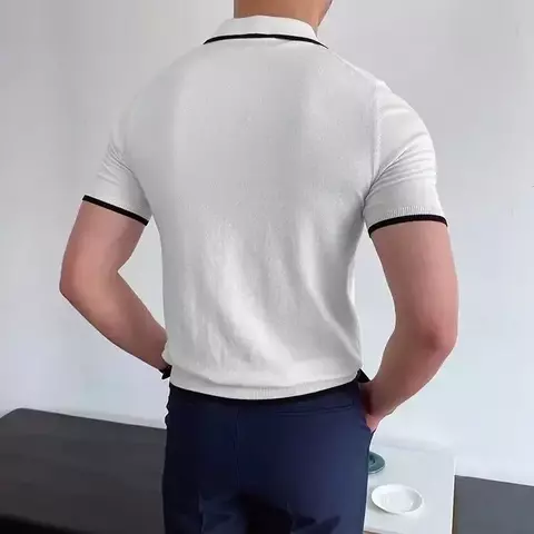 Camisetas polo masculinas de verão