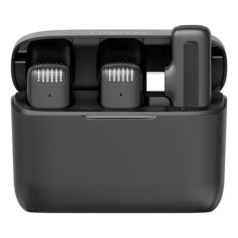 Ulanzi J12 Microfone de lapela sem fio Microfone de lapela 20M Gravação de áu