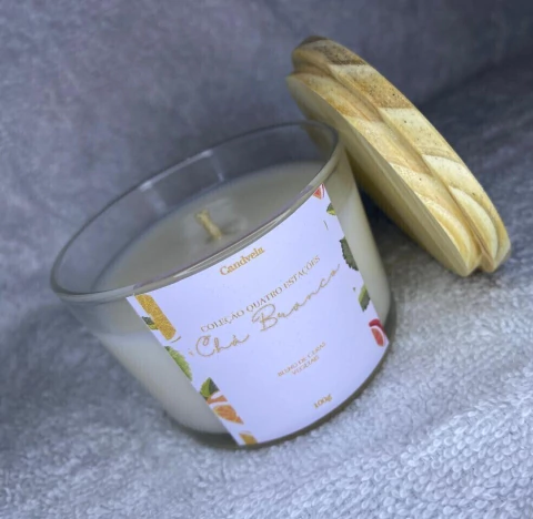 Vela aromática Chá Branco - 100g | Frescor, leveza e renovação - comprar online
