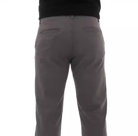 Calça Masculina Sarja Alfaiataria Bolso Faca Moda Casual Social - comprar online