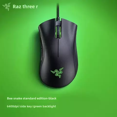 Razer DeathAdder Essential Wired Gaming Mouse / Mouse Com Fio 6400DPI 5 Botões
