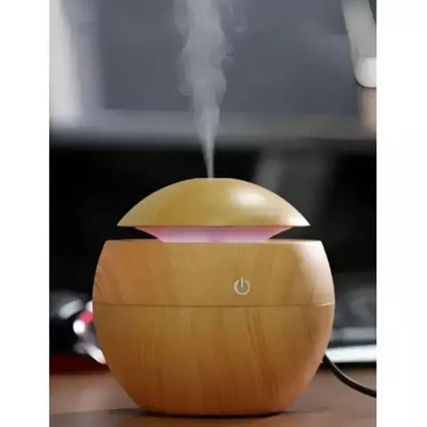 Umidificador de Ar Ultrassônico de Madeira – Difusor USB de Aromaterapia e Purificador de Ambiente - comprar online