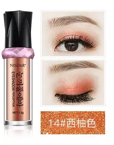 sombra em pó monocromática 16 cores de pérola bola sombra alto brilho pó maquiagem palco fino brilho sedoso paleta magnética