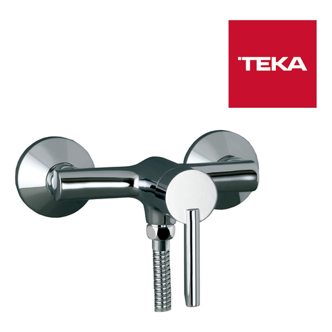 Griferia De Baño Teka Mf-2 Con Forum Ducha Inox - Gris - Cromado