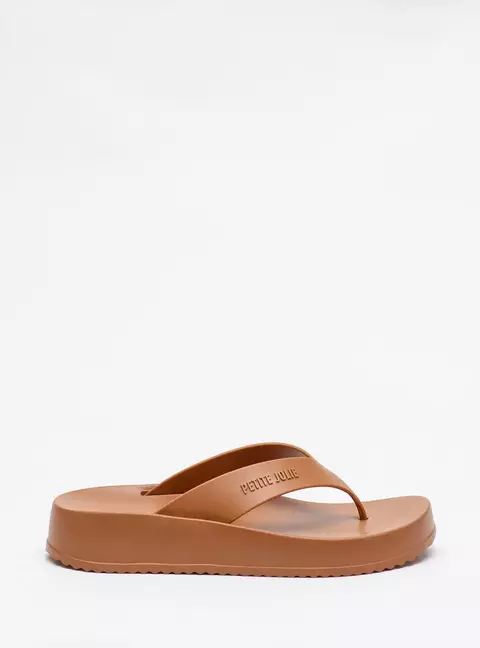 Chinelo Petite Jolie Basic Doce De Leite