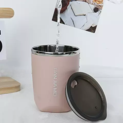 Garrafa térmica isolada a vácuo com tampas, caneca térmica, copos de cerveja,